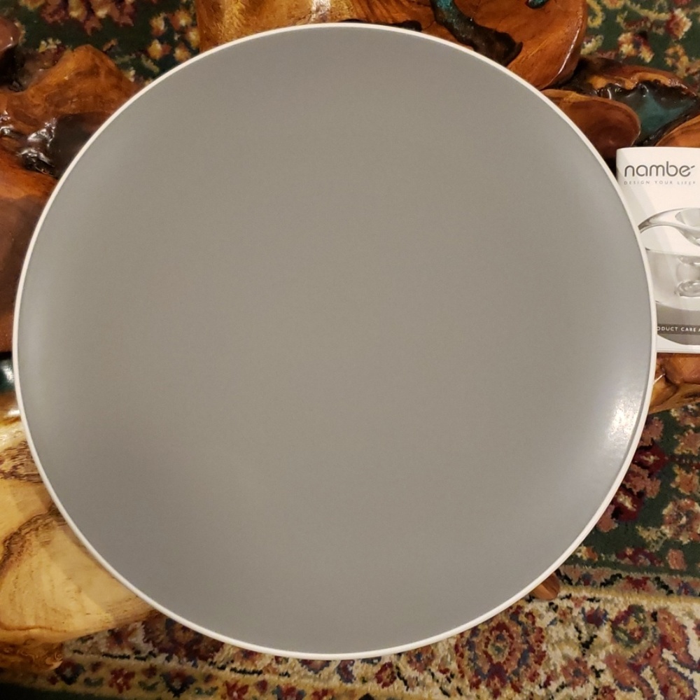 Nambe Pop Platter Slate color - Picture 1 of 7
